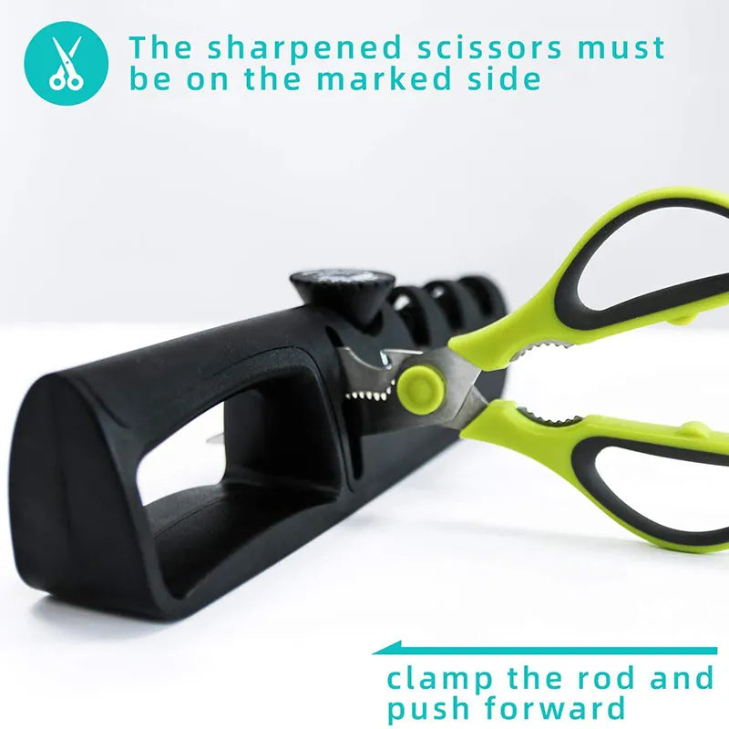 Adjustable Knife Sharpener 4 Stages Professional Whetstone Tool for Knives & Scissors