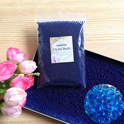 10000pcs Crystal Soil Water Beads Hydrogel Gel Polymer for Flower, Wedding & Home Decoration