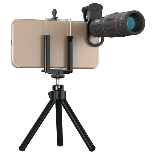 APEXEL 18X Zoom Mobile Telescope Lens with Tripod & Clip for Smartphones | HD Telephoto Camera Lens