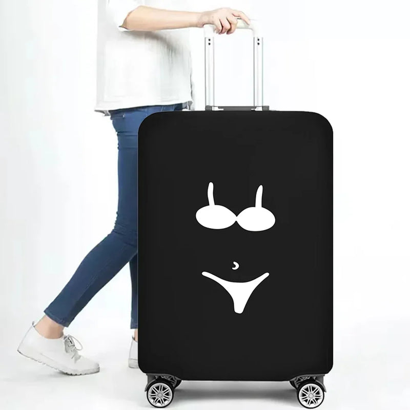 Luggage Cover for Suitcase | Protective Travel Case with Funny Patterns | 18-32 Inch Trolley Cover