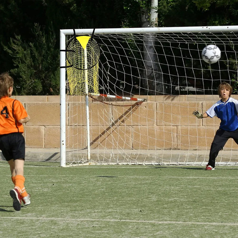 Foldable Football Target Net for Training – Easy Attach & Detach Soccer Goal for Accurate Practice