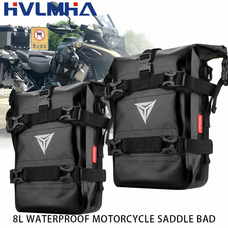 Waterproof Motorcycle Crash Bar Bags for BMW R1200GS R1250GS ADV Honda NC750X CB500X – Durable Tool and Repair Storage