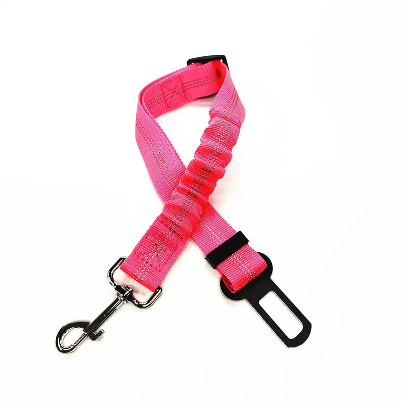 Adjustable Pet Car Seat Belt for Dogs & Cats, Safety Harness Lead Clip Vehicle Seatbelt