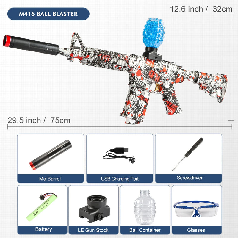 M416 ELECTRIC BLASTER GUN SET – HIGH-PRECISION SHOOTING TOY FOR KIDS & ADULTS – GREAT GIFT