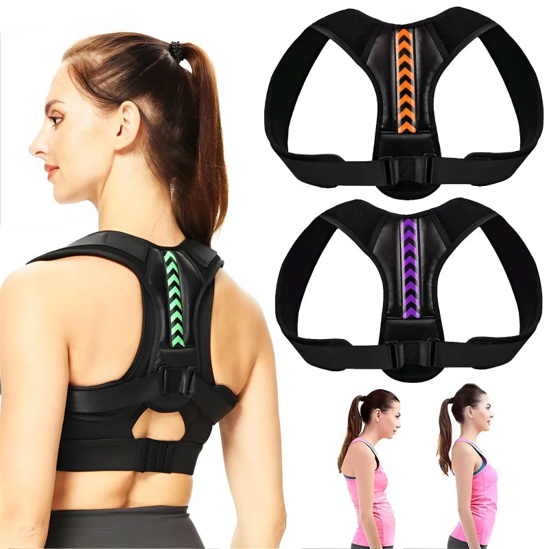 Adjustable Posture Corrector for Neck, Back, and Shoulder Pain Relief – Unisex Clavicle Support