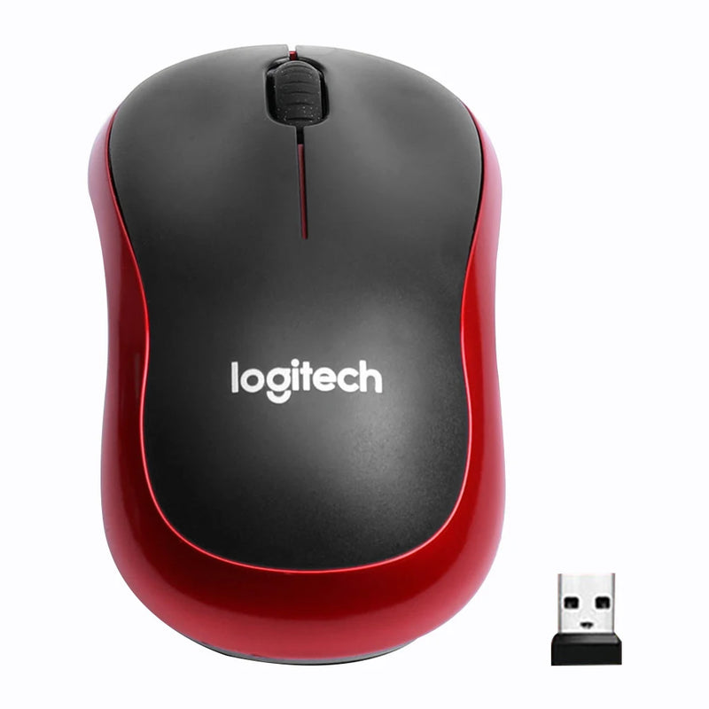 Logitech M185 Wireless Mouse – 2.4GHz USB, 1000 DPI, Mute Optical Mouse for Windows, Mac, Chrome OS