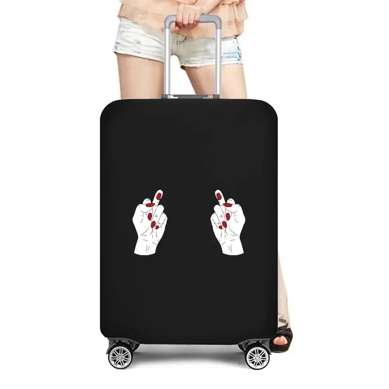 Luggage Cover for Suitcase | Protective Travel Case with Funny Patterns | 18-32 Inch Trolley Cover