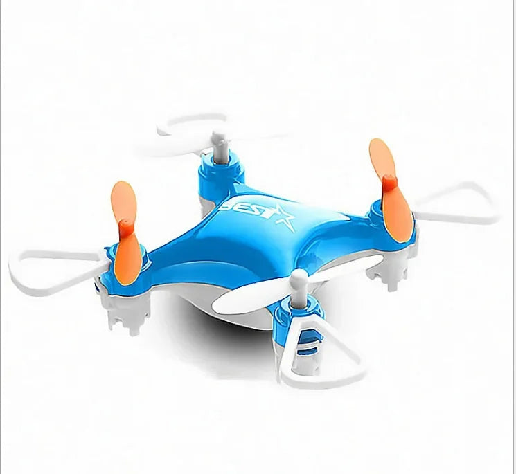 Mini Drone Remote Control Quadcopter – Kids’ Toy Micro Aircraft with Fixed Height & 70m Remote Distance