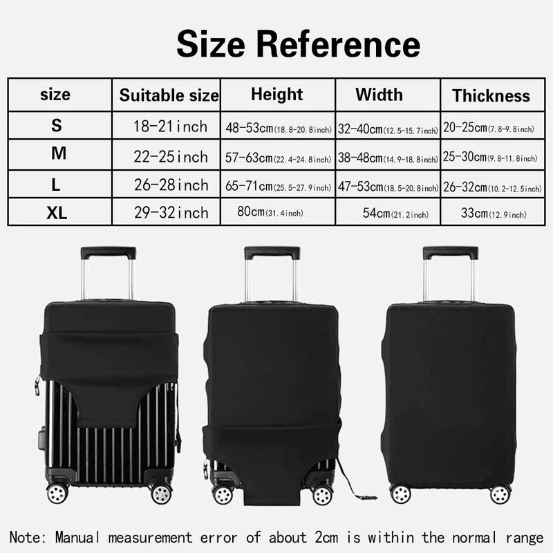 Luggage Cover for Suitcase | Protective Travel Case with Funny Patterns | 18-32 Inch Trolley Cover