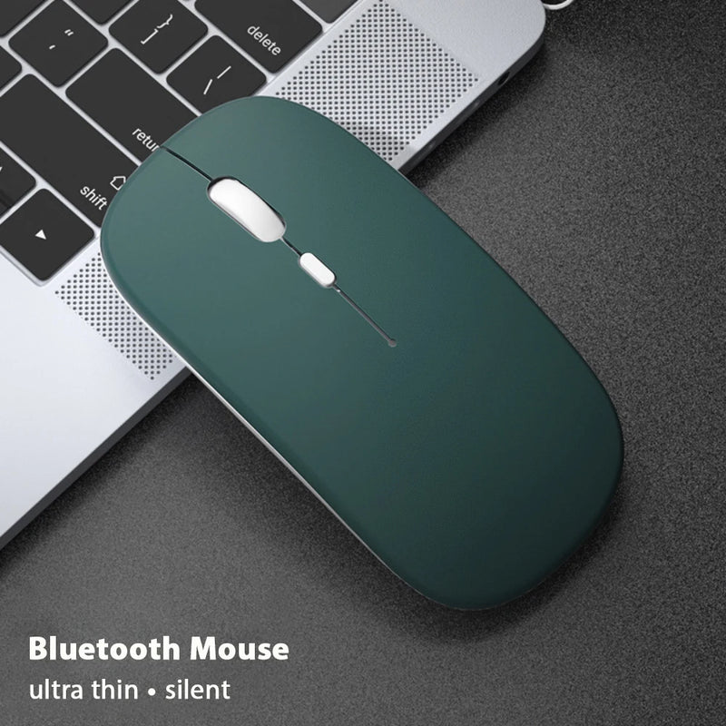 Silent Bluetooth Mouse – Noiseless Wireless Optical Mouse for Laptop, iPad, Samsung Tablet, Universal Use