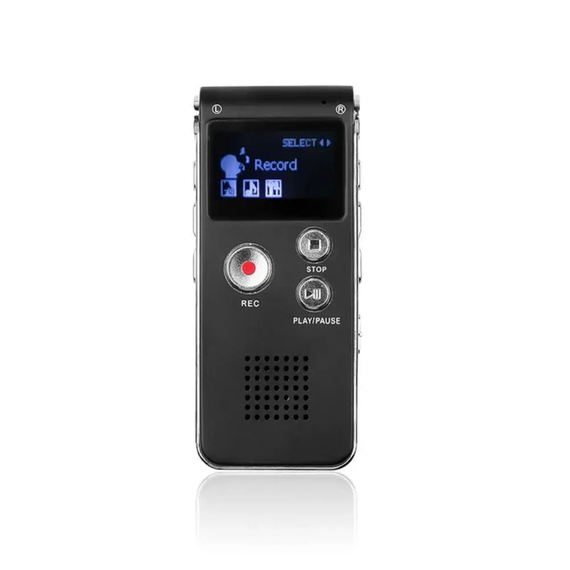 8GB Mini Voice Recorder and MP3 Player – USB Flash Drive Audio Recording Dictaphone with Speaker