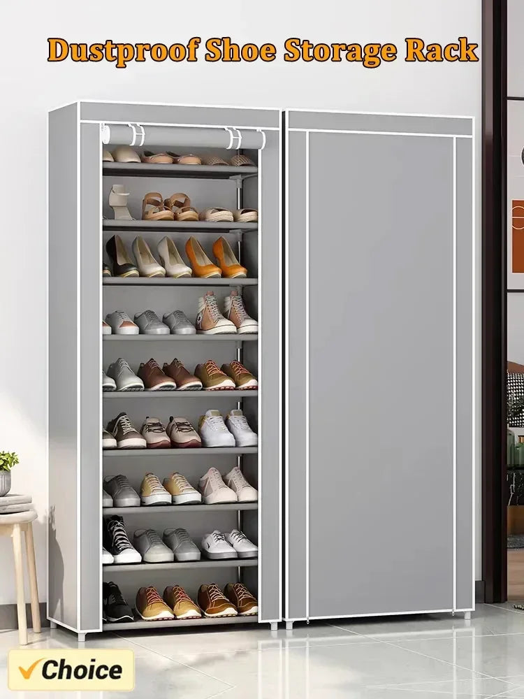 Dustproof Shoe Storage Rack – Multilayer Space-Saving Shoe Cabinet for Home & Hallway Organisation