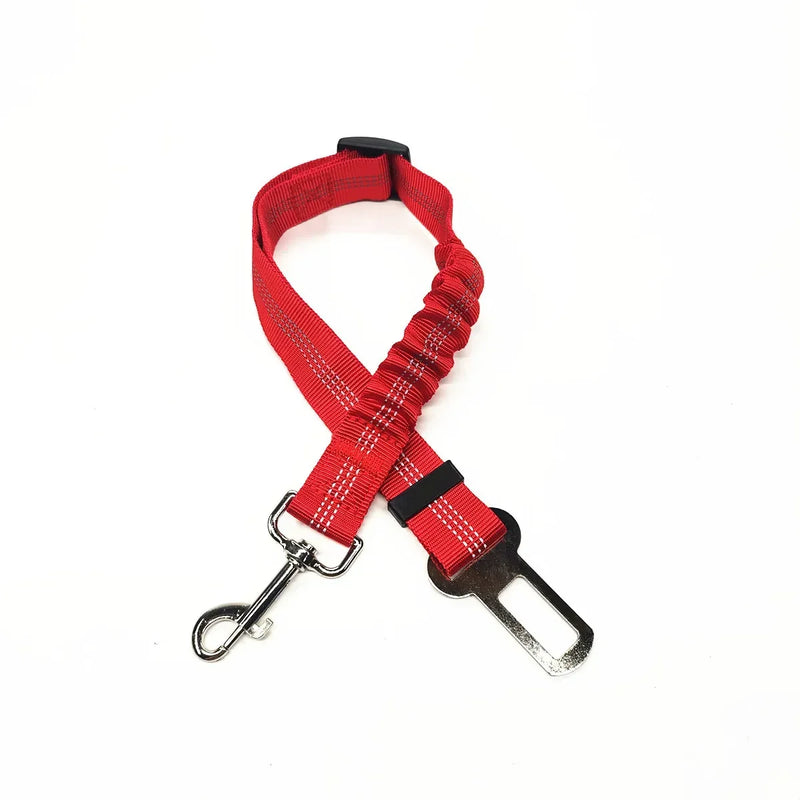 Adjustable Pet Car Seat Belt for Dogs & Cats, Safety Harness Lead Clip Vehicle Seatbelt