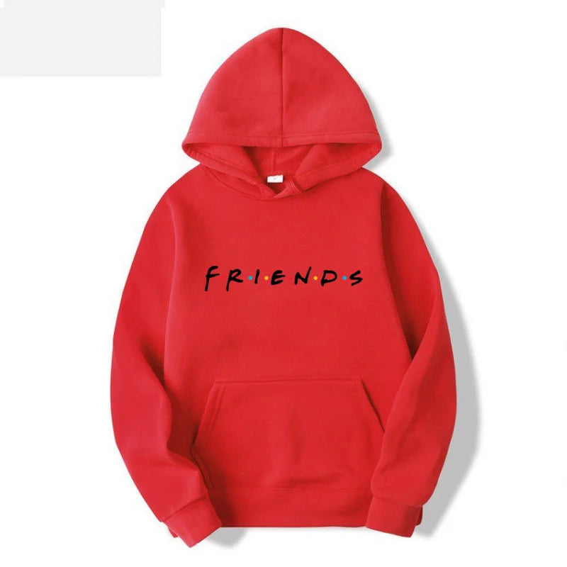 Unisex Friends Hoodie Sweatshirt – Casual Autumn & Winter Fashion