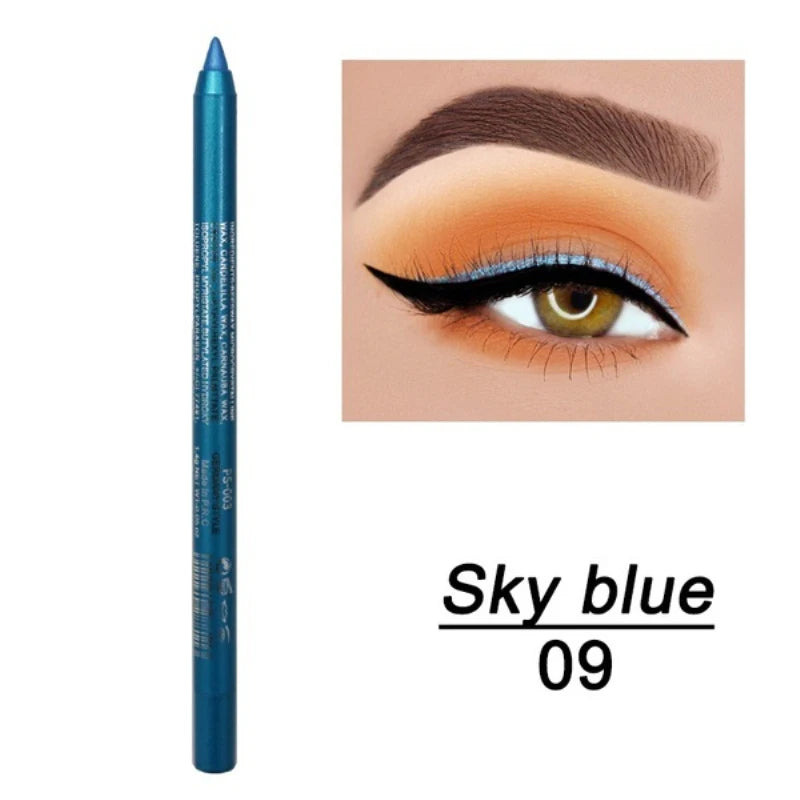 Waterproof Silkworm Pearlescent Eyeshadow & Eyeliner Pen | High Gloss Gel Pen