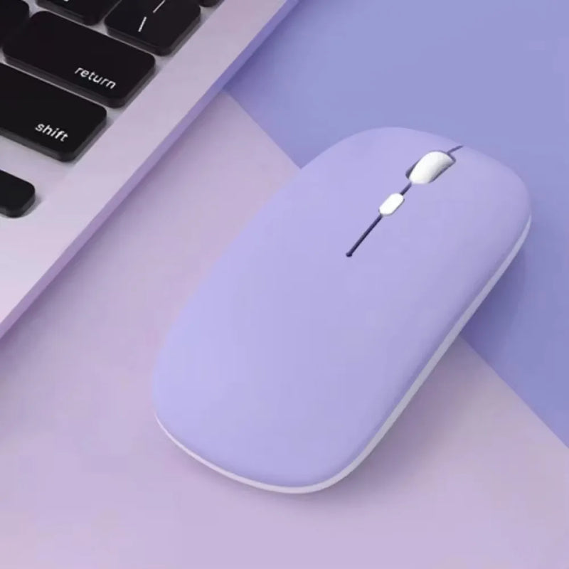 Silent Bluetooth Mouse – Noiseless Wireless Optical Mouse for Laptop, iPad, Samsung Tablet, Universal Use