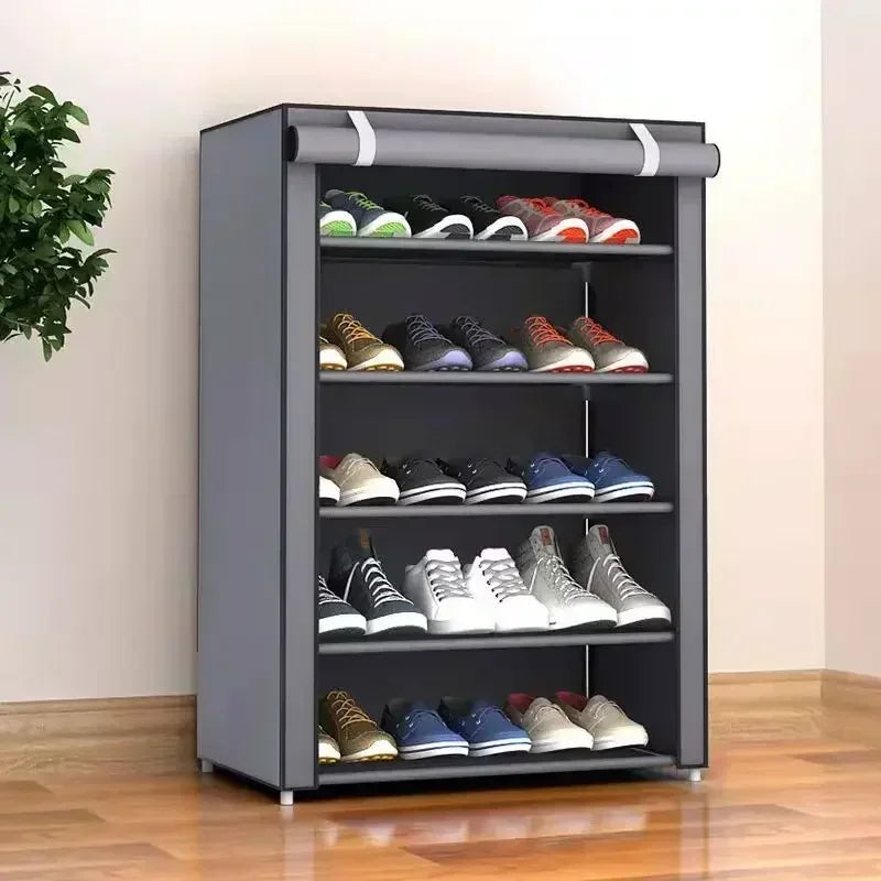 Dustproof Shoe Storage Rack – Multilayer Space-Saving Shoe Cabinet for Home & Hallway Organisation