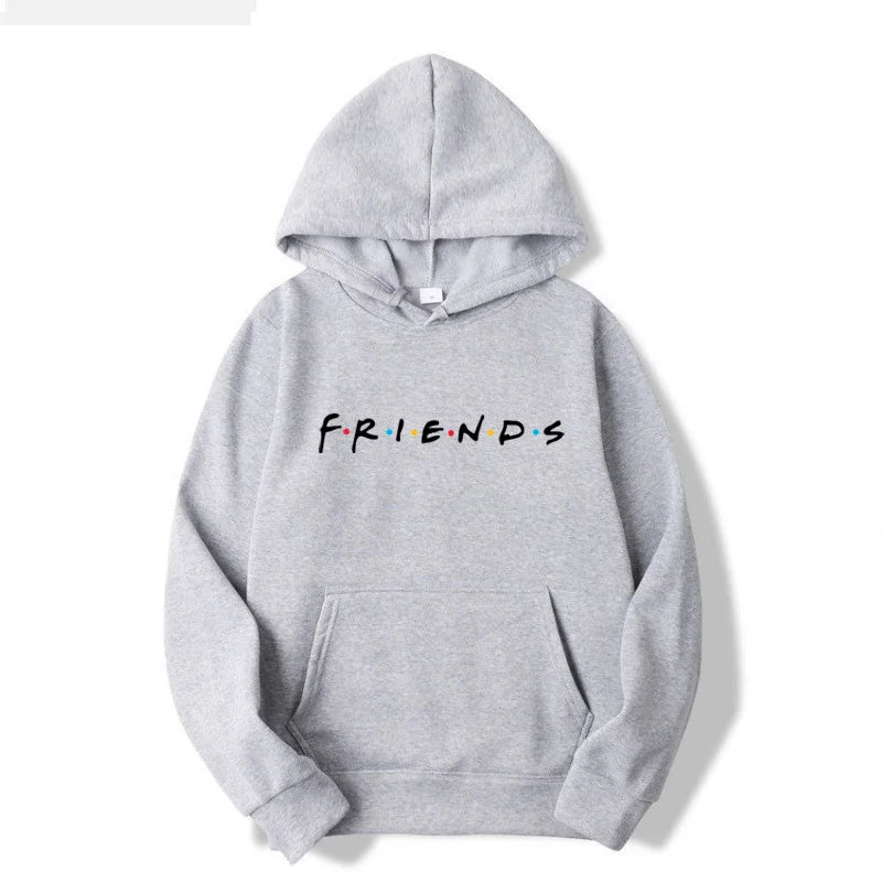 Unisex Friends Hoodie Sweatshirt – Casual Autumn & Winter Fashion