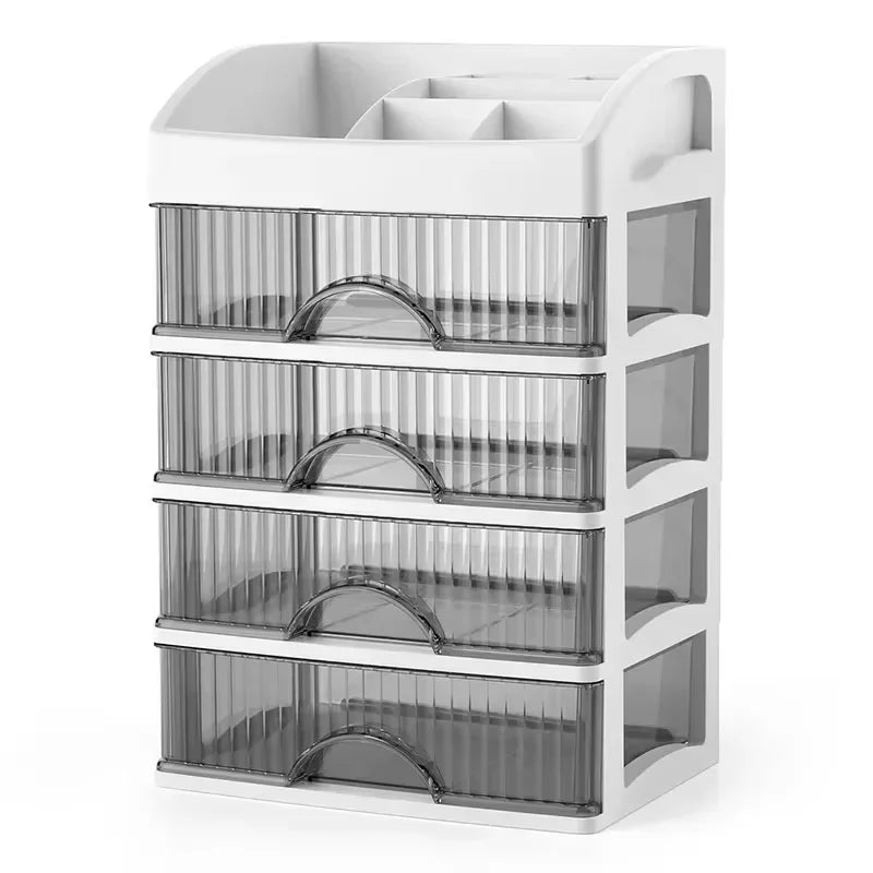 LARGE CAPACITY MAKEUP ORGANIZER – MULTI-DRAWER STORAGE BOX FOR COSMETICS, JEWELLERY & OFFICE SUPPLIES