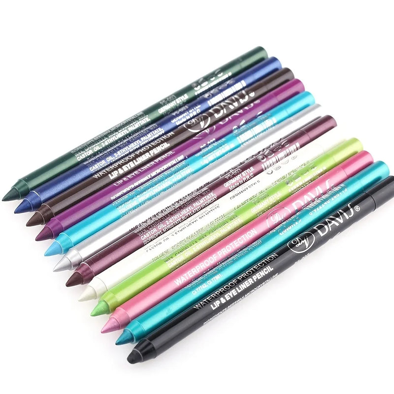 Waterproof Silkworm Pearlescent Eyeshadow & Eyeliner Pen | High Gloss Gel Pen