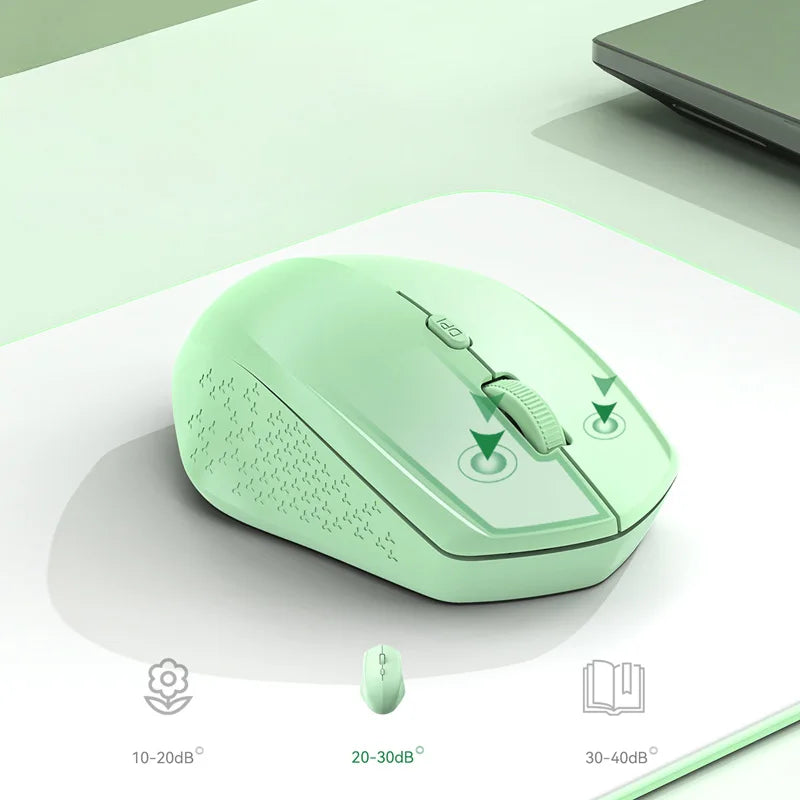 Xiaomi Wireless Mouse - Dual Mode Bluetooth & 2.4GHz Ergonomic Mini Mouse with 1600 DPI