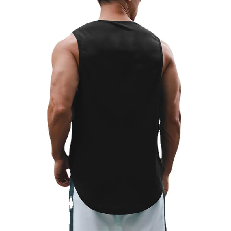 Men's Quick-Drying Gym Tank Top | Sleeveless Fitness Shirt for Bodybuilding & Summer Sports