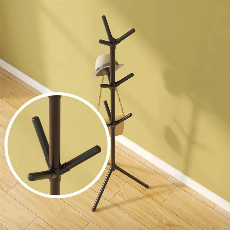 Modern Tree Branch Floor Coat Rack – Clothes & Hat Hanger with 9 Hooks for Bedroom & Living Room