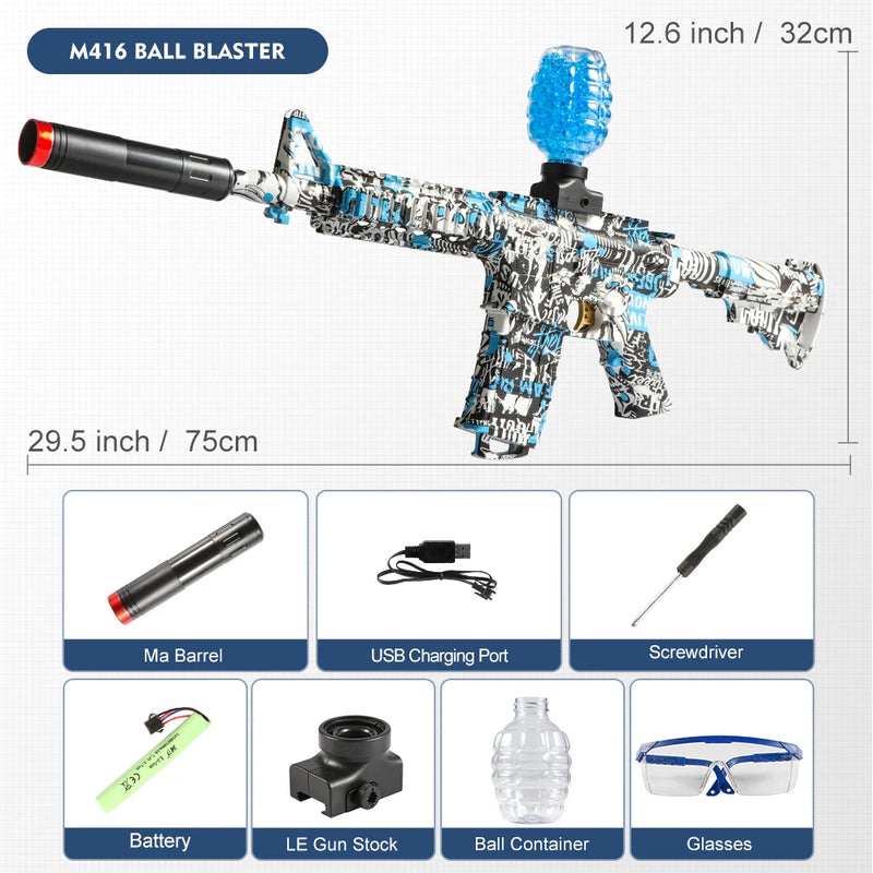 M416 ELECTRIC BLASTER GUN SET – HIGH-PRECISION SHOOTING TOY FOR KIDS & ADULTS – GREAT GIFT