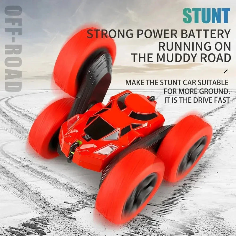 RC Stunt Car with 360° Flip, 2.4G Remote Control, Off-Road Drift, Kids & Adults Gift