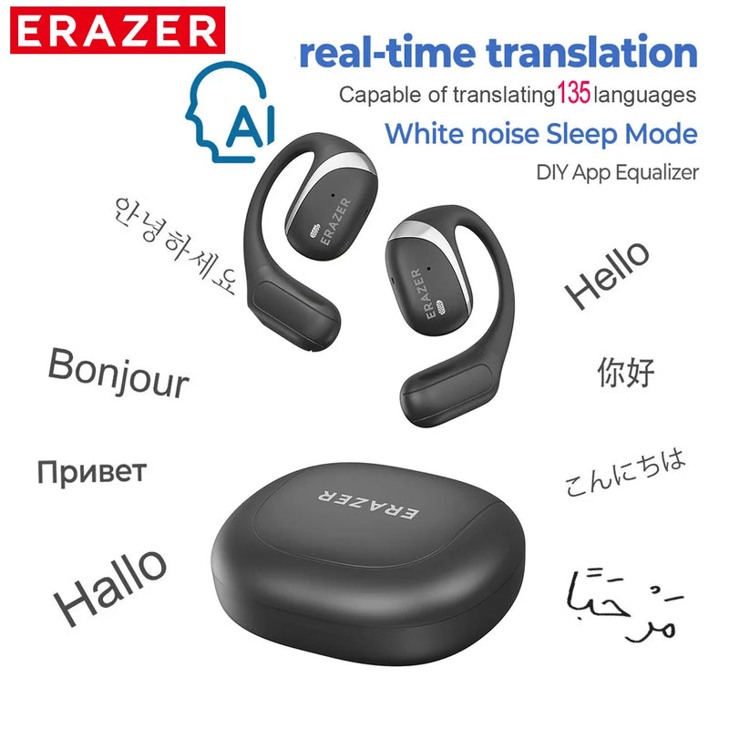 Lenovo ERAZER X9 Wireless Bluetooth 5.4 Headphones with Mic, Noise Reduction, Waterproof, and HiFi Sound