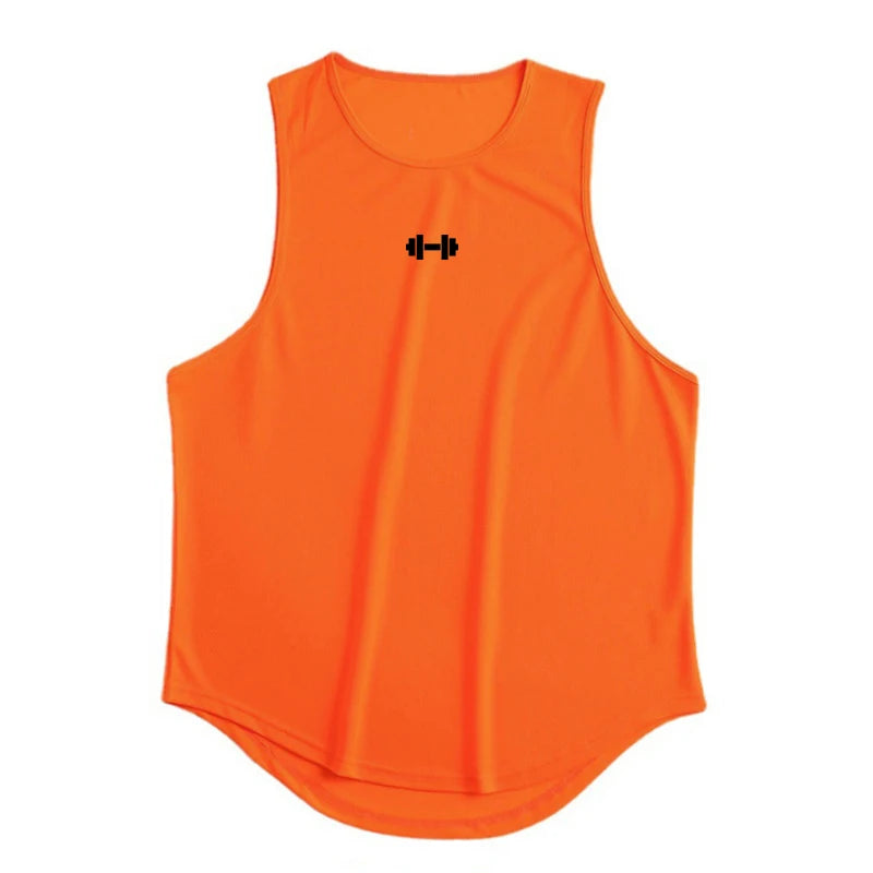 Men's Quick-Drying Gym Tank Top | Sleeveless Fitness Shirt for Bodybuilding & Summer Sports