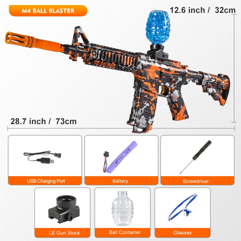 M416 ELECTRIC BLASTER GUN SET – HIGH-PRECISION SHOOTING TOY FOR KIDS & ADULTS – GREAT GIFT