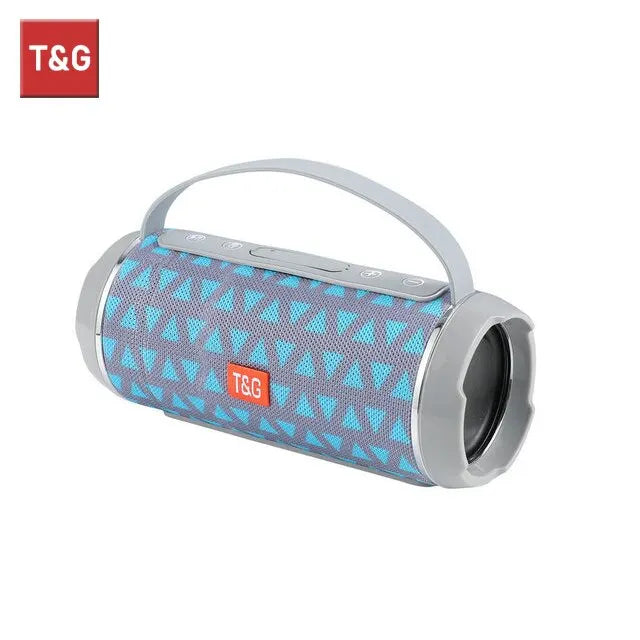 T&G TG116C Bluetooth Speaker – TWS Wireless, Waterproof, Portable Outdoor Subwoofer with 3D Stereo Sound