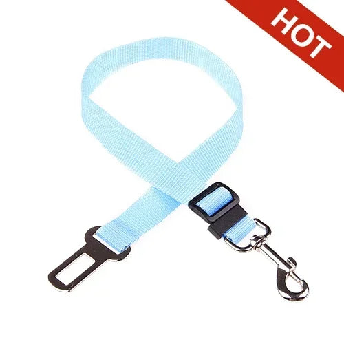 Adjustable Pet Car Seat Belt for Dogs & Cats, Safety Harness Lead Clip for Vehicle Travel