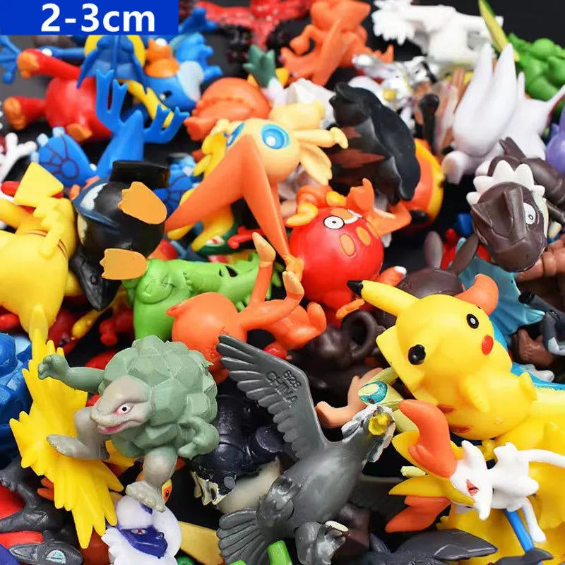 144 Style Pokémon Figures – Pikachu Anime Action Models for Kids & Collectors