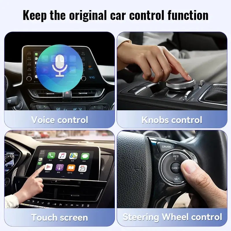 XUDA Wireless CarPlay & Android Auto Adapter – Fast WiFi Connection, Plug & Play for Nissan & More