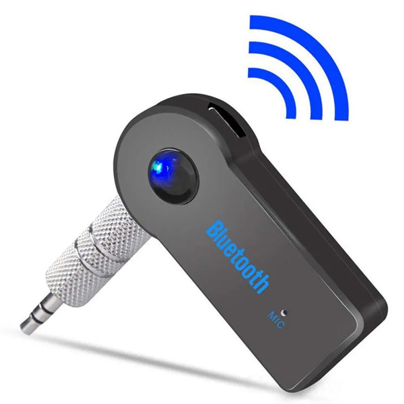 Bluetooth 5.0 AUX Receiver – 3.5mm Wireless Audio Adapter for Car, Speakers, and Amplifiers with Mic