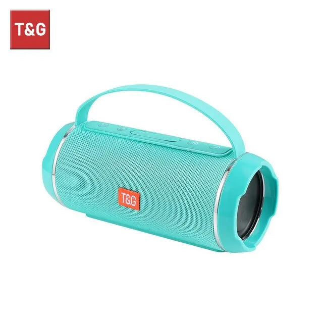 T&G TG116C Bluetooth Speaker – TWS Wireless, Waterproof, Portable Outdoor Subwoofer with 3D Stereo Sound