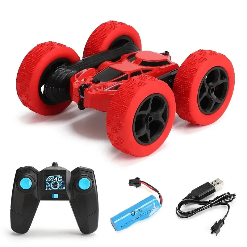 RC Stunt Car with 360° Flip, 2.4G Remote Control, Off-Road Drift, Kids & Adults Gift