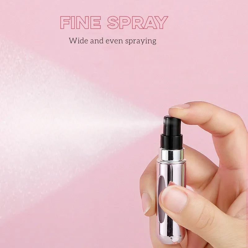 Portable 5ml Mini Refillable Perfume Spray Bottle | Travel Atomiser Cosmetic Container