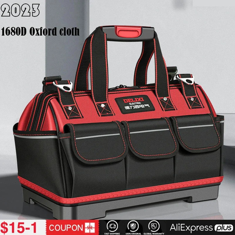 Professional 1680D Oxford Tool Bag | Waterproof, Large Capacity, Multifunctional Organizer