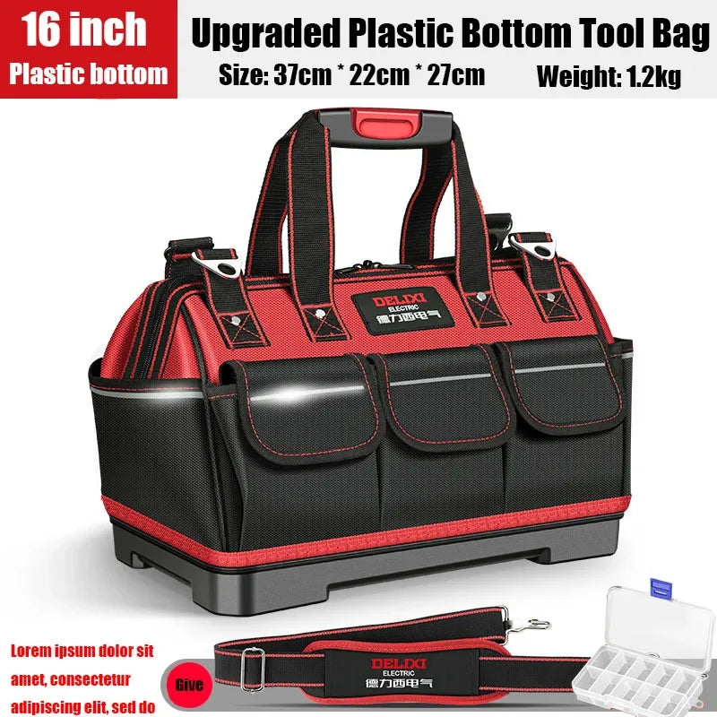 Professional 1680D Oxford Tool Bag | Waterproof, Large Capacity, Multifunctional Organizer