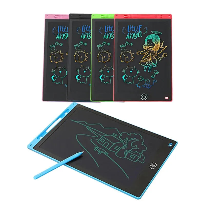 LCD Writing Tablet 6.5/8.5/10/12 Inch Drawing Board for Kids - Erasable Sketchpad Gift Toy