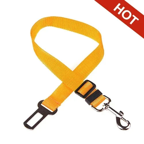 Adjustable Pet Car Seat Belt for Dogs & Cats, Safety Harness Lead Clip Vehicle Seatbelt