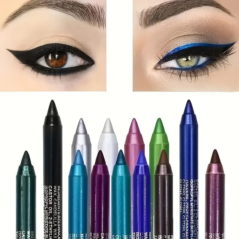 Waterproof Silkworm Pearlescent Eyeshadow & Eyeliner Pen | High Gloss Gel Pen