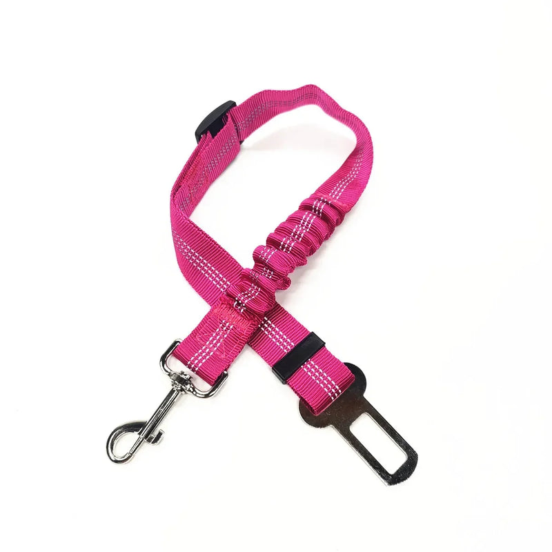 Adjustable Pet Car Seat Belt for Dogs & Cats, Safety Harness Lead Clip Vehicle Seatbelt