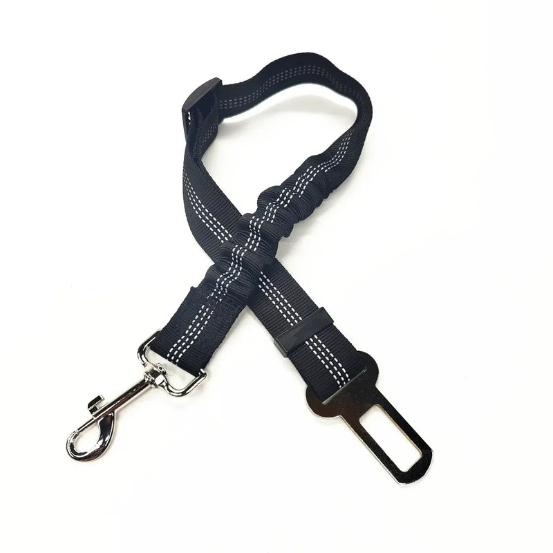 Adjustable Pet Car Seat Belt for Dogs & Cats, Safety Harness Lead Clip Vehicle Seatbelt