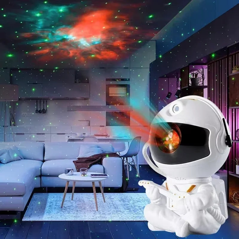 Star Projector Galaxy Night Light Astronaut Space Lamp for Bedroom, Kids Gifts, Home Décor