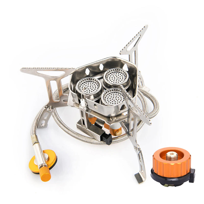 Widesea Portable Camping Gas Stove with Ignition for Outdoor Cooking, Hiking & Picnics