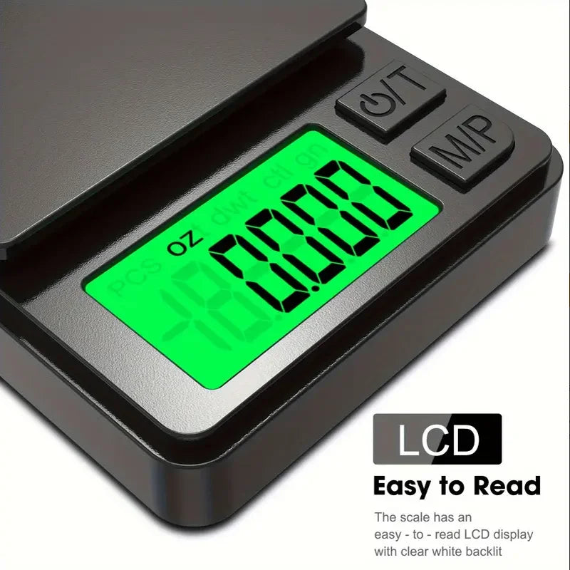 Precision Digital Pocket Scale 1000g x 0.1g – Mini Travel Scale for Food, Jewellery, Grams & Ounces